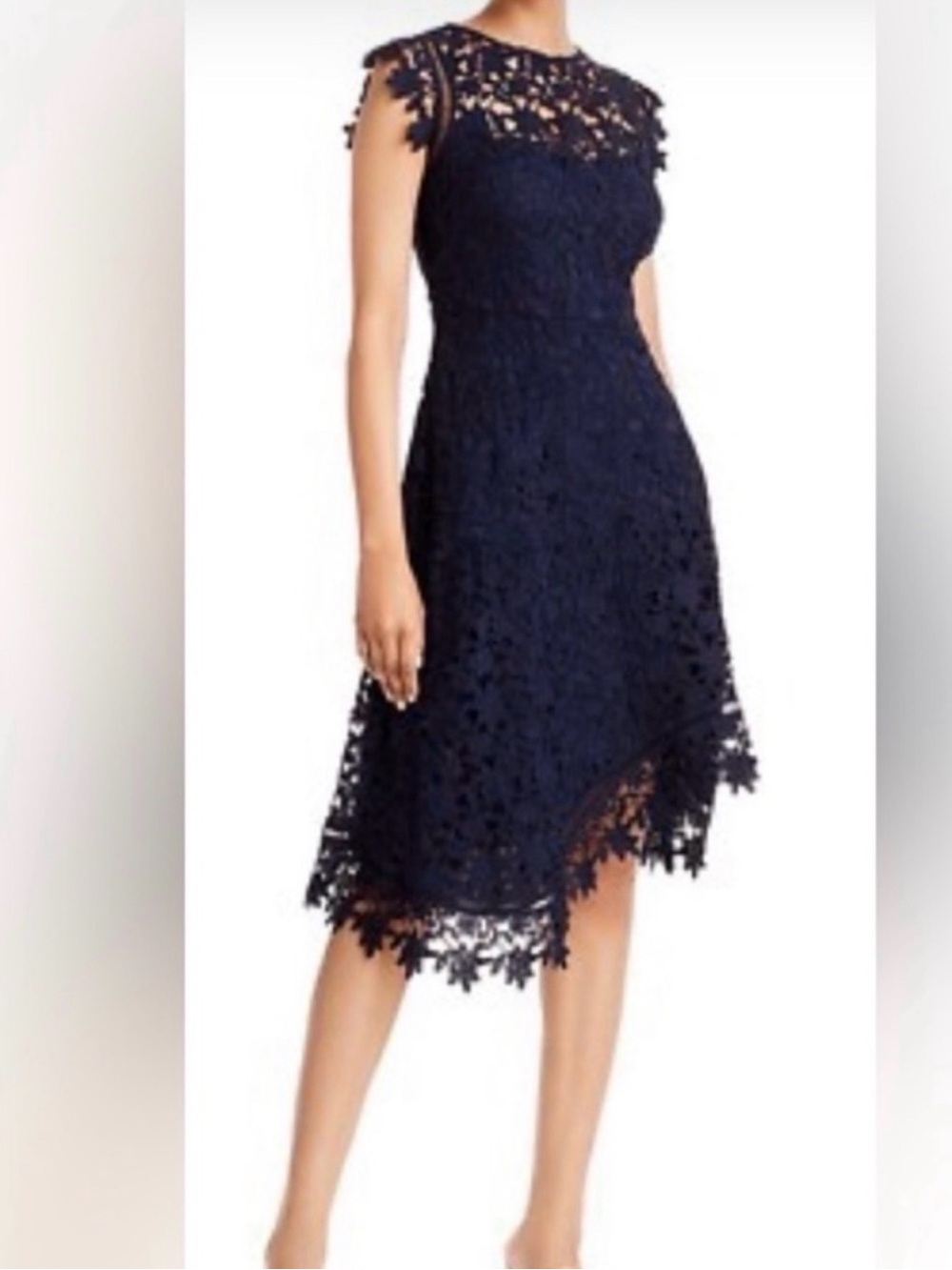 Eliza J Lace cocktail dress - Navy